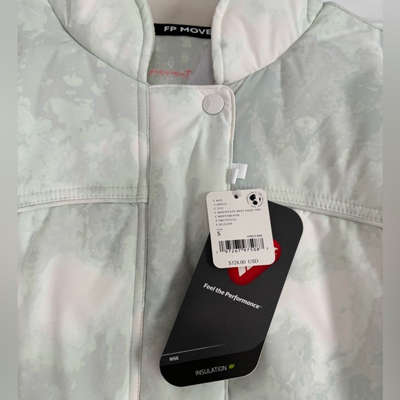 NWT! FP Movement Bunny Slope Puffer Jacket in Mountain Mist Sage / Size Small - Picture 7 of 13